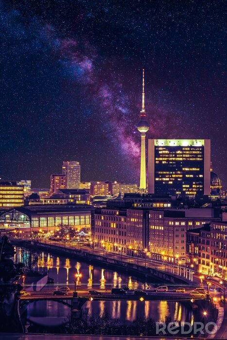 Bild Nachtansicht von Berlin