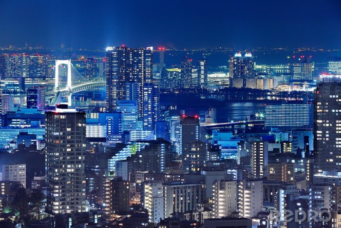 Bild Nachtansicht von Tokyo
