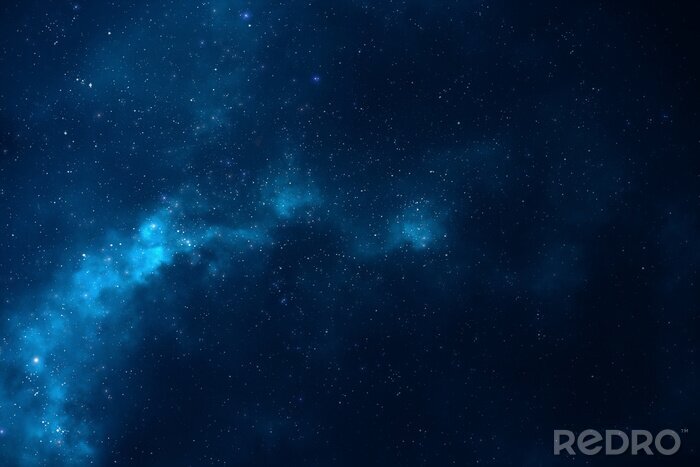 Bild Nachthimmel mit heller Galaxie