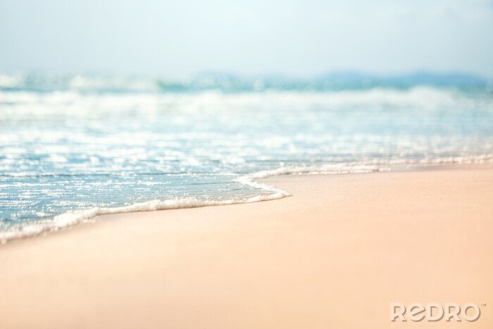 Bild Nahaufnahme auf Welle am Strand