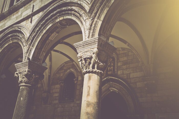 Bild Nahaufnahme von klassischen Säulen