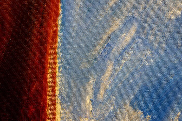 Bild Nahaufnahme von Leinwand Shabby-Chic