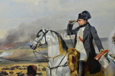 Bild Napoleon auf einem weißen Pferde Klassizismus