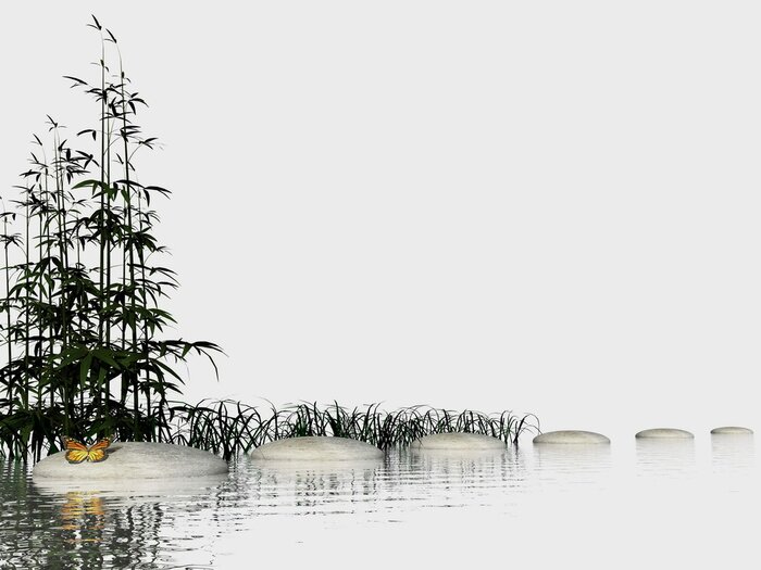 Bild Natur 3D Effekt Zen