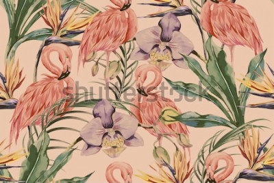 Bild Natur mit exotischen Blumen