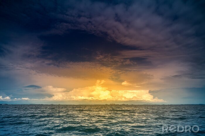 Bild Natur und Sonnenuntergang am Meer