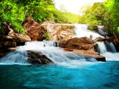 Natur und Wasserfall