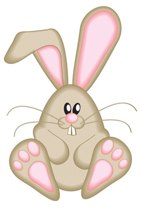 Bild Nette Brown-Osterhase Vektor