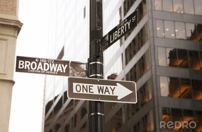 Bild New York Broadway-Straße