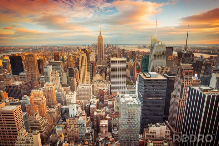 Bild New York City Blick aus dem Fenster
