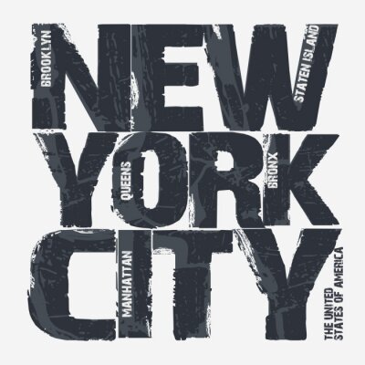 Bild New York City große Inschriften