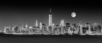 Bild New York City im Mondlicht