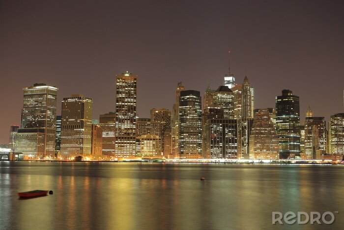 Bild New York City nach Sonnenuntergang
