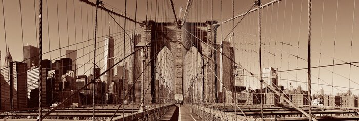 Bild New York in Sepia