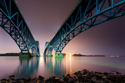 Bild New Yorker Brücke über den Niagara-Fluss