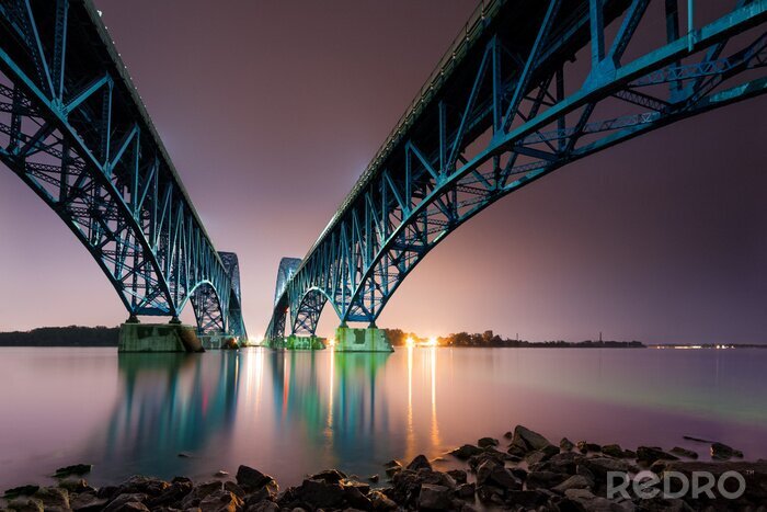 Bild New Yorker Brücke über den Niagara-Fluss