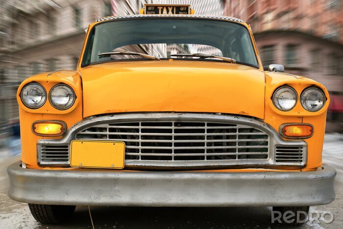 Bild New Yorker Taxi Retro