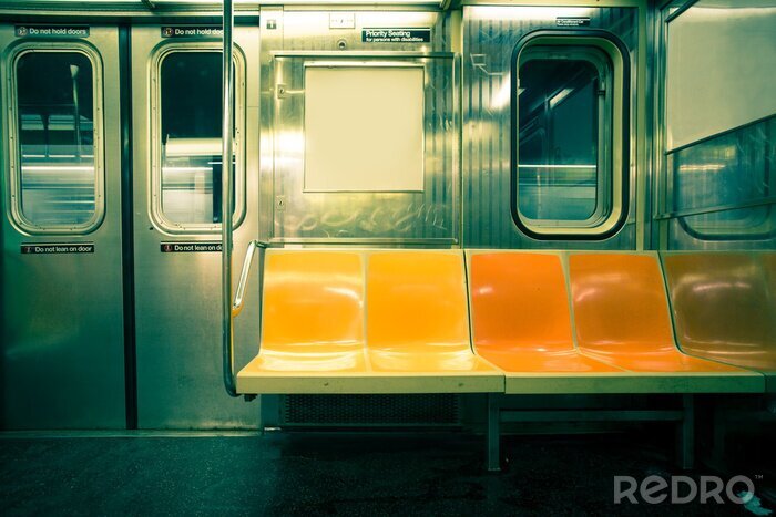 Bild New Yorker U-Bahn-Fahrt