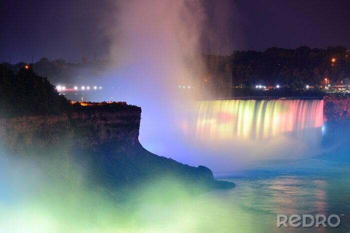 Bild Niagarafälle bunt