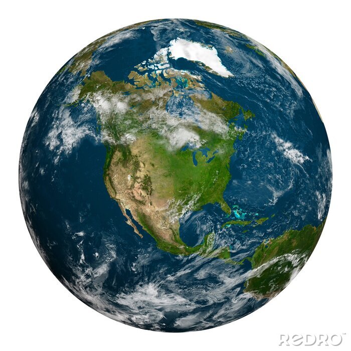 Bild Nordamerika vom Weltraum aus