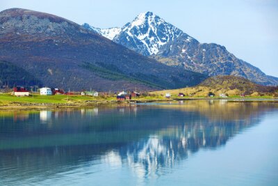 Bild Norwegische Landschaft mit Bergen
