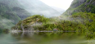 Bild Norwegische Landschaft mit Fjorden