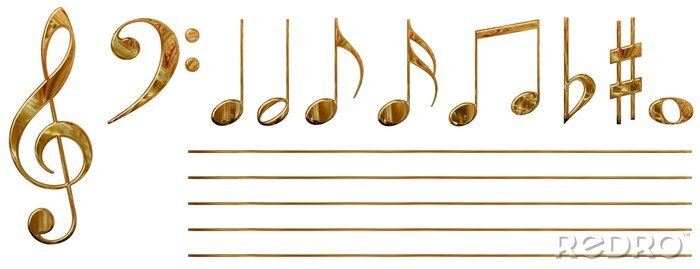 Bild Notation für Instrumente