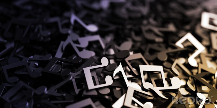 Bild Noten 3D in Farbe