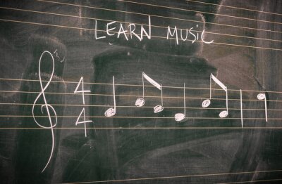 Bild Noten im Musikunterricht