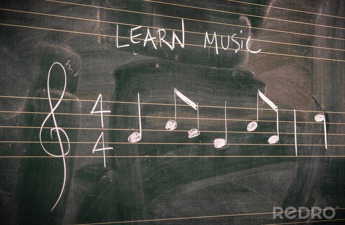 Bild Noten im Musikunterricht