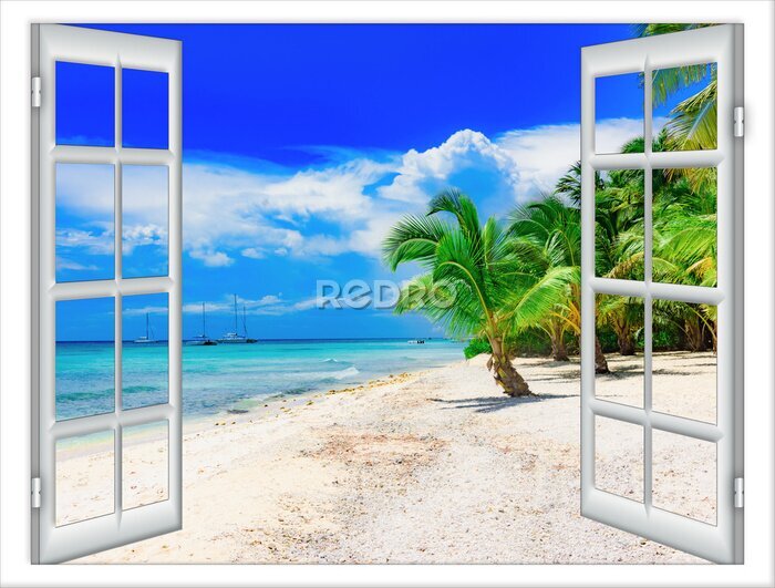 Bild Offenes Fenster zum Meer
