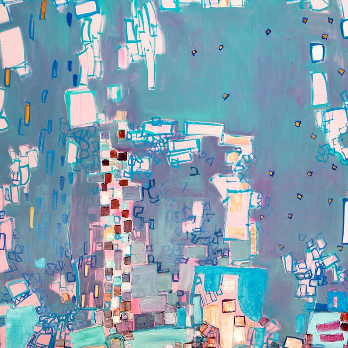 Bild Oil painting, abstract drawing, handmade