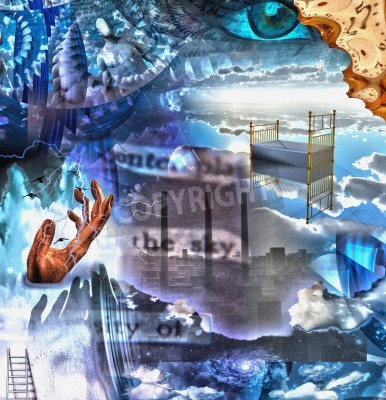 Bild Onirisches Land Surrealismus