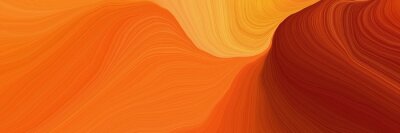Bild Orange Wellen