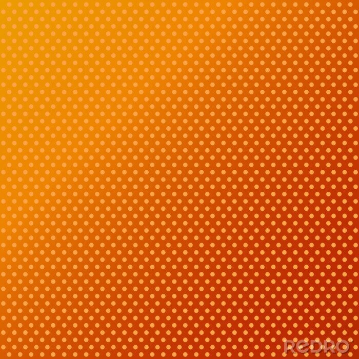 Bild Orangenfarbene Punkte