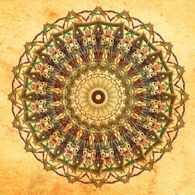 Bild Orientalischer Kreis Mandala