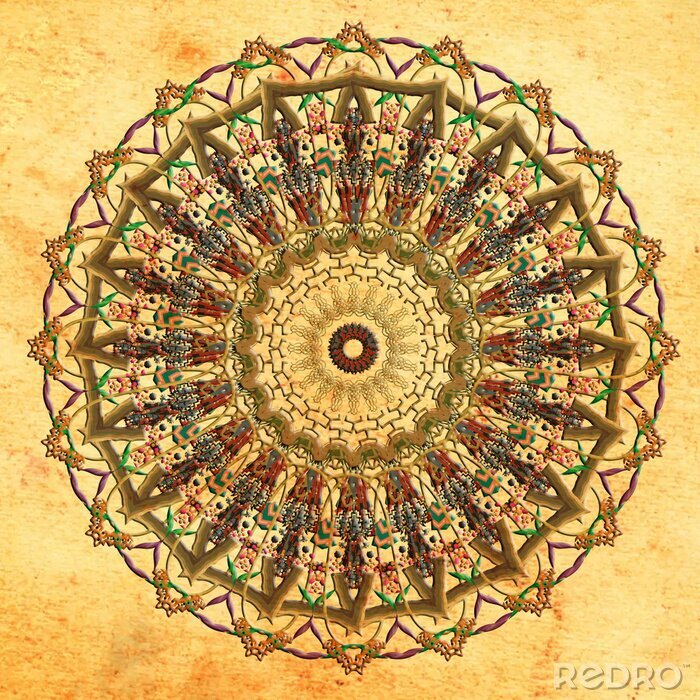 Bild Orientalischer Kreis Mandala