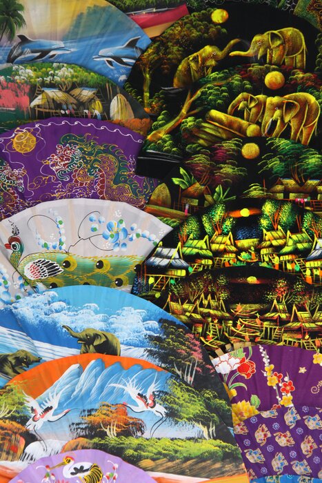 Bild Orientalisches Muster mit Fächern