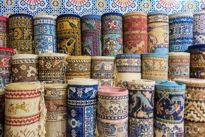 Bild Orientalisches Muster mit Teppichen