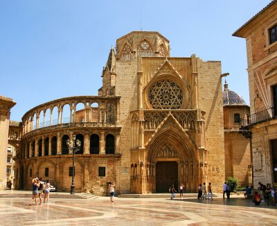 Bild Originelle Architektur der Kathedrale in Valenz