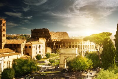 Bild Originelle Architektur von Kolosseum in Rom