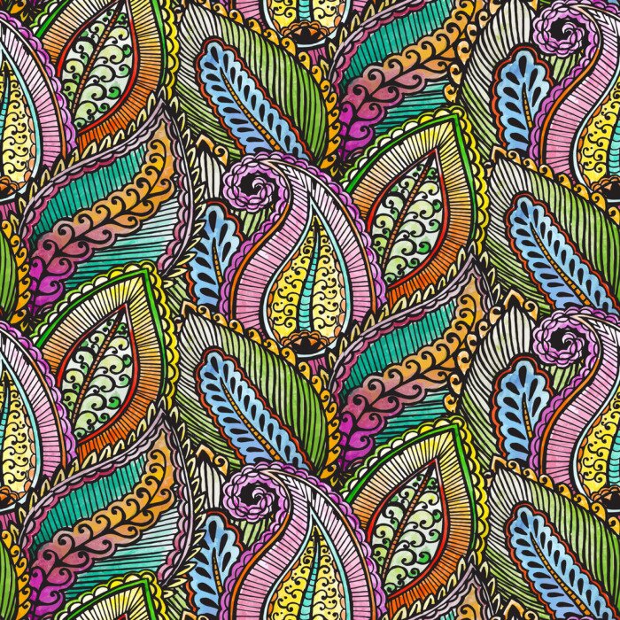 Bild Ornament mehrfarbig