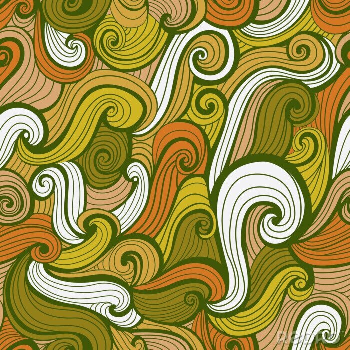 Bild Ornamentale Wellen