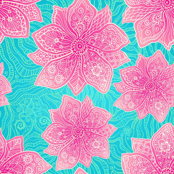 Bild Ornamente Blumen