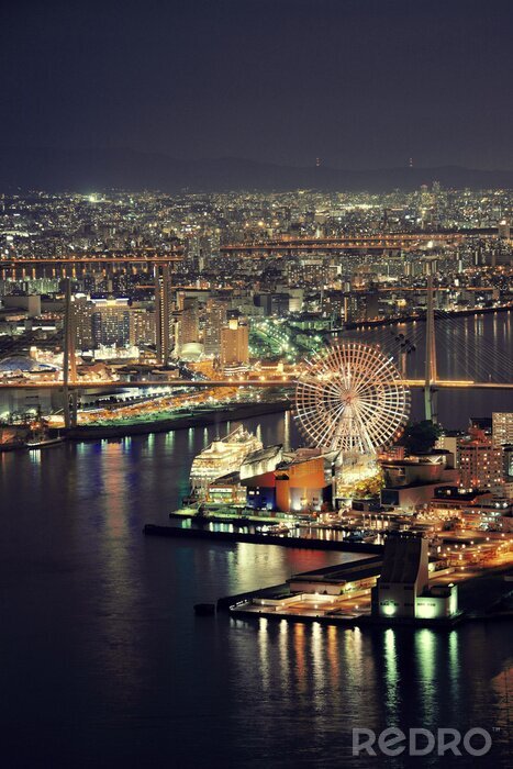 Bild Osaka bei Nacht Asien