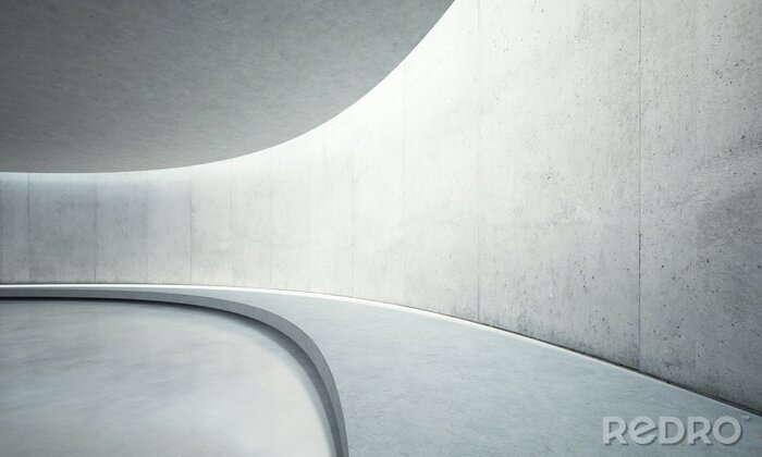 Bild Owalne betonowe pomieszczenie