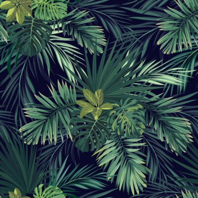 Palmenblätter tropisch