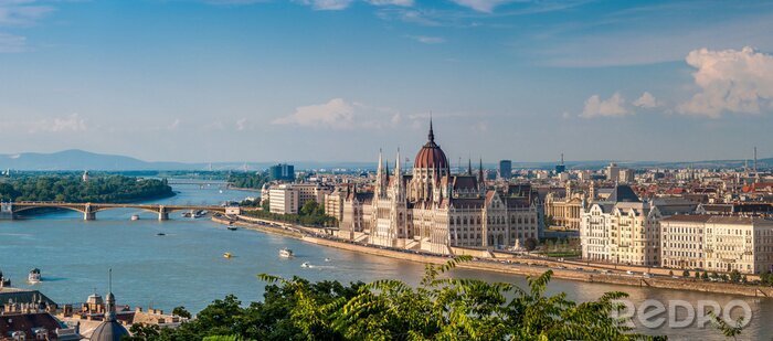 Bild Panorama der europäischen Stadt Budapest