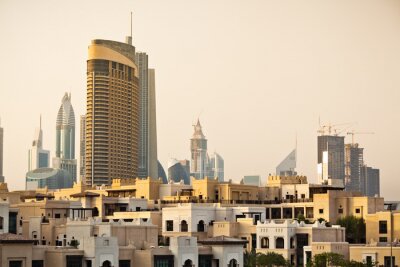 Panorama der Gebäude in Dubai