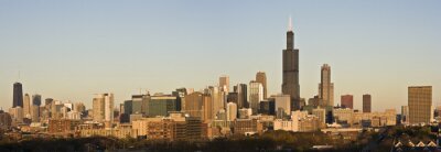 Panorama der Stadt Chicago